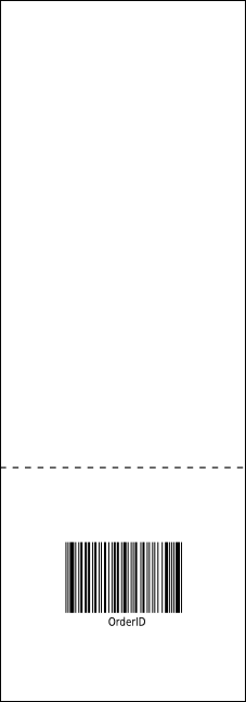 Alice in Wonderland Raffle Ticket Product Back