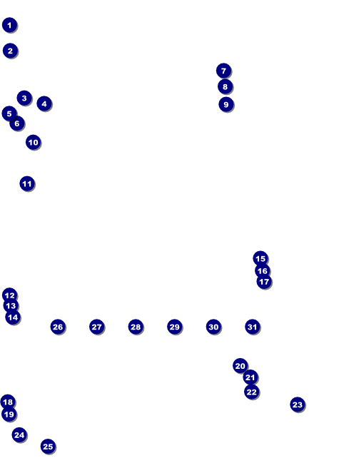 Skateboarding Logo Flyer Front Field Markers