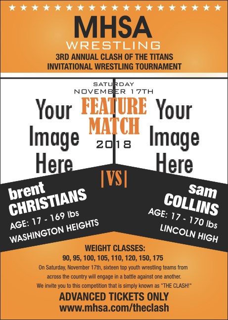 Versus Orange Club Flyer Product Front